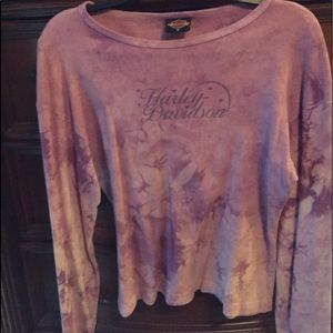 Purple Harley Davidson Med shirt